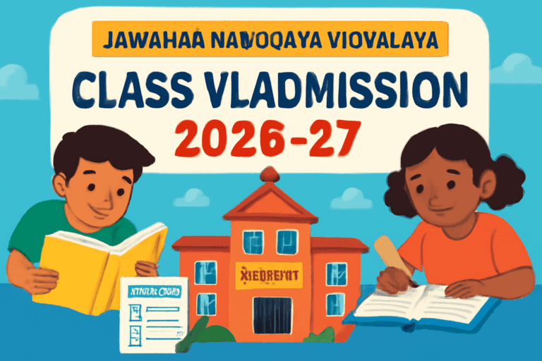 নবোদয় বিদ্যালয়ে Class VI ভর্তি প্রক্রিয়া শুরু! জানুন আবেদন পদ্ধতি ও শেষ তারিখ