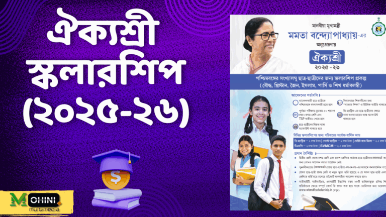 ঐক্যশ্রী স্কলারশিপ ২০২৫: পশ্চিমবঙ্গের সংখ্যালঘু ছাত্রছাত্রীদের জন্য এক নতুন দিশা