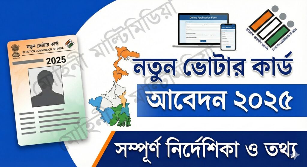 💥 নতুন ভোটার কার্ড আবেদন ২০২৫: 🗳️ Form-6 ও নতুন SIR নিয়ম – সম্পূর্ণ গাইড ✨