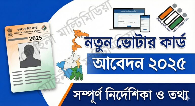 💥 নতুন ভোটার কার্ড আবেদন ২০২৫: 🗳️ Form-6 ও নতুন SIR নিয়ম – সম্পূর্ণ গাইড ✨