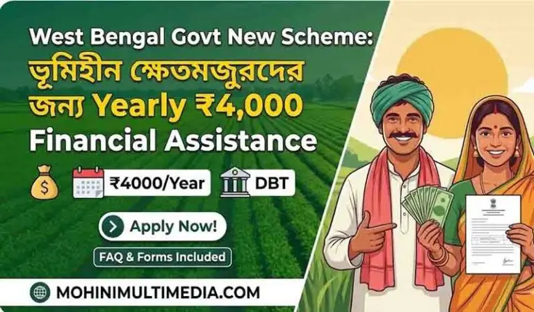 ভূমিহীন ক্ষেতমজুরদের জন্য Yearly ₹4,000